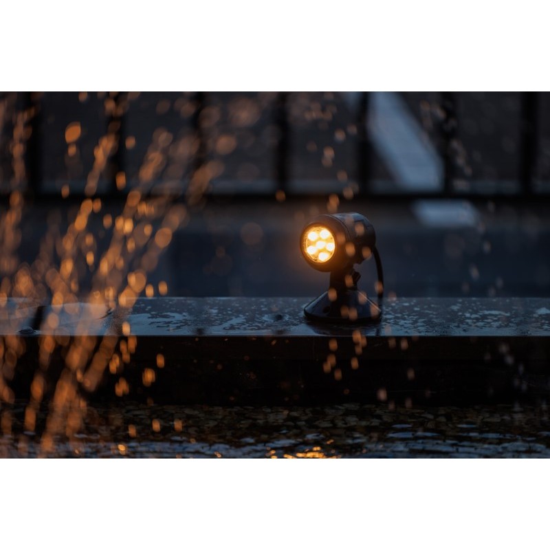 Nilus (210S) Ландшафтный светильник, IP68, тип лампы SMD 12V AC/DC, мощность 4 Вт, 40 Lumen, ресурс 20к часов. Тип кабеля H05RN-F(5 м). Материал - ABS пластик.
