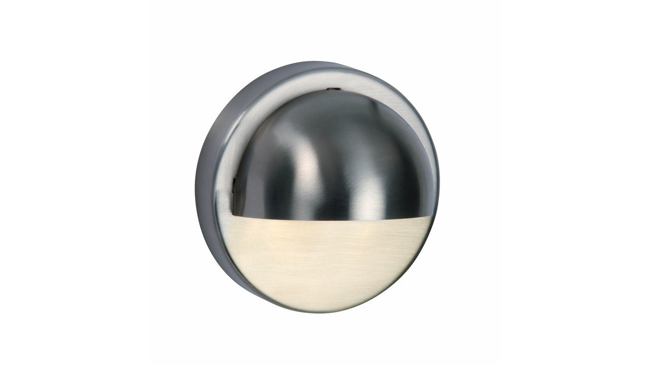 Palm (2585061) Настенный светильник, IP44, тип лампы SMD 12V AC/DC, мощность 1 Вт, 35Lumen, ресурс 10к часов. Тип кабеля SPT-1(3 м). Материал - нерж.сталь.
