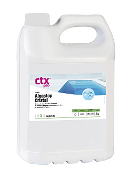 CTX 60 AlgaStop Cristal 5 л многофункциональный с бактерицидным, альгицидным, фунгицидным и осветляющим эффектом  