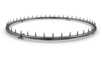 SPRAY RING Ø 2,83м, 44 форсунок 8,0 мм Фонтанное кольцо